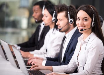 What precisely does it mean to have work done in an outsourced call centre?